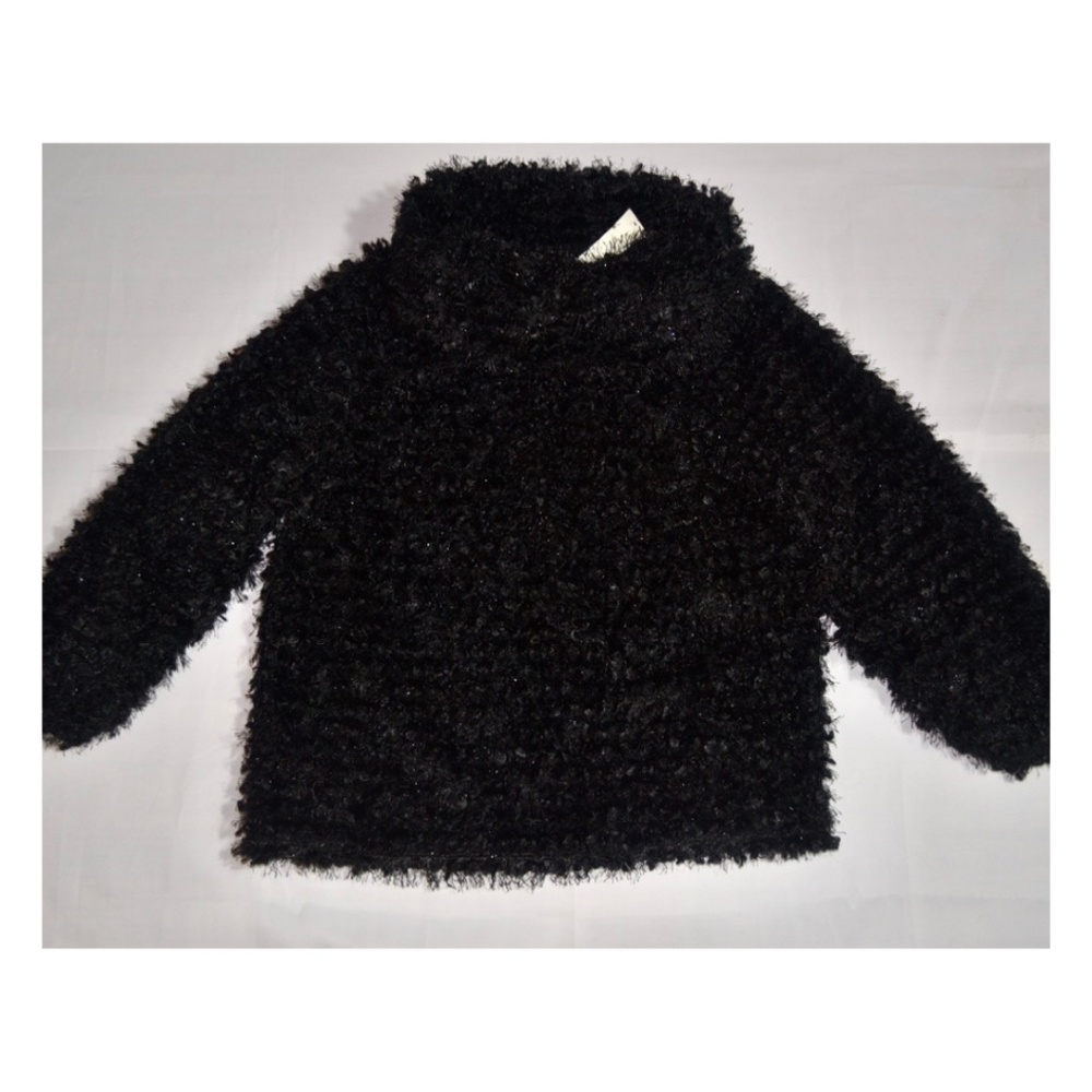 Fuzzy Black Sweater